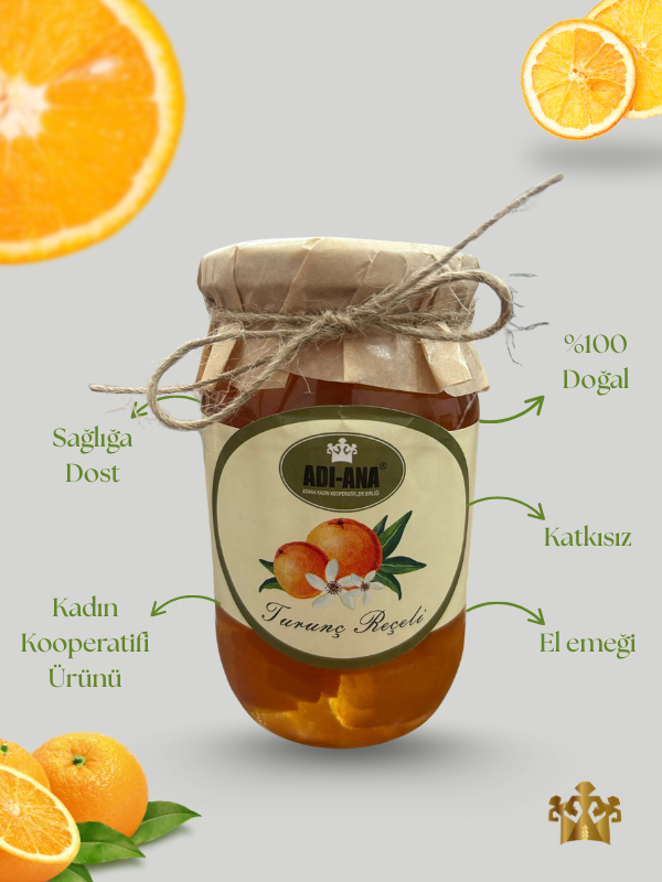 Adı Ana Turunç Reçeli Katkısız 500gr