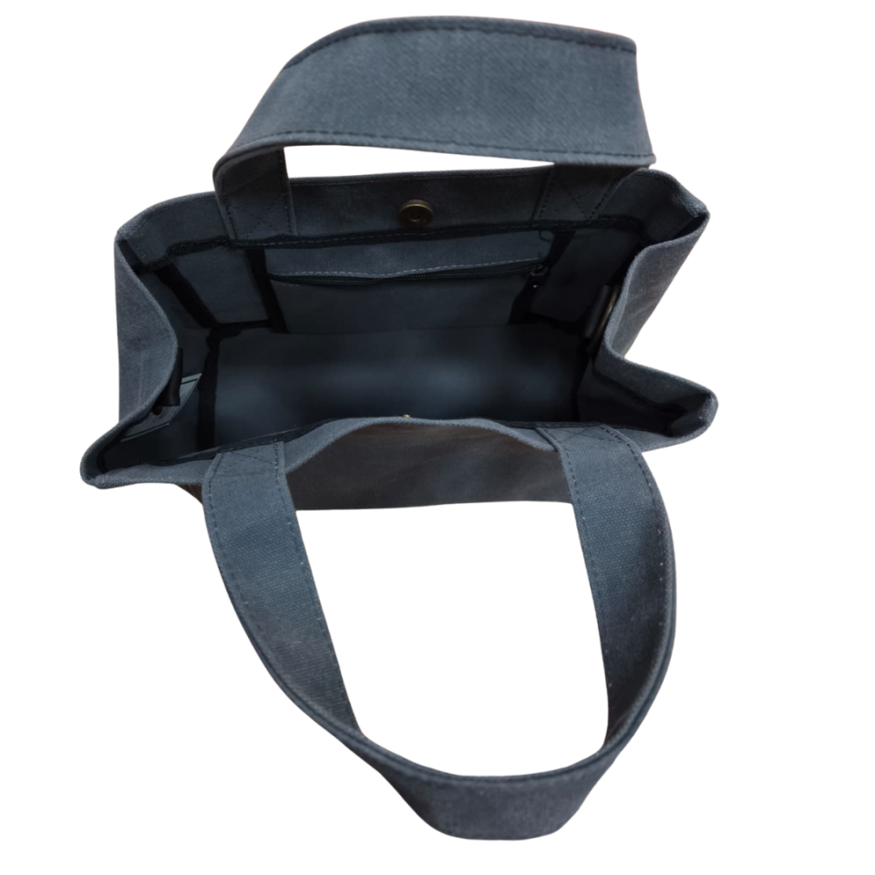 Antrasit Kanvas Çanta