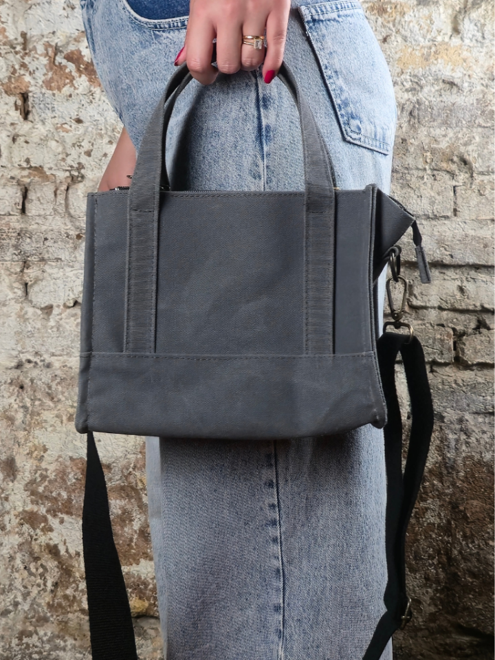 Antrasit Kanvas Çanta