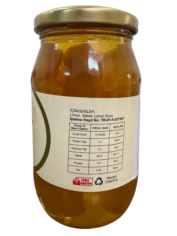 Adı Ana El Yapımı Limon Reçeli 480Gr.