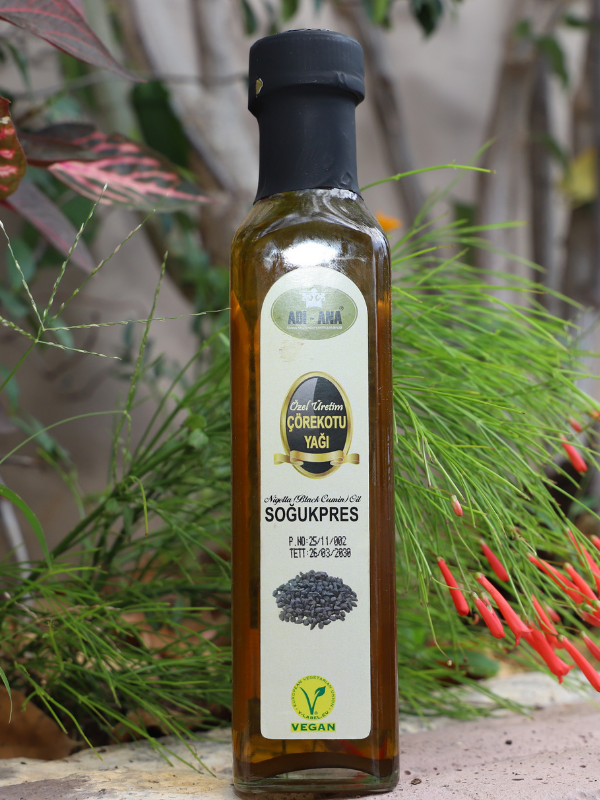 Özel Üretim Soğuk Sıkım Çörekotu Yağı-250CC